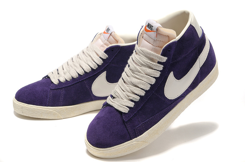 nike blazer mid violet